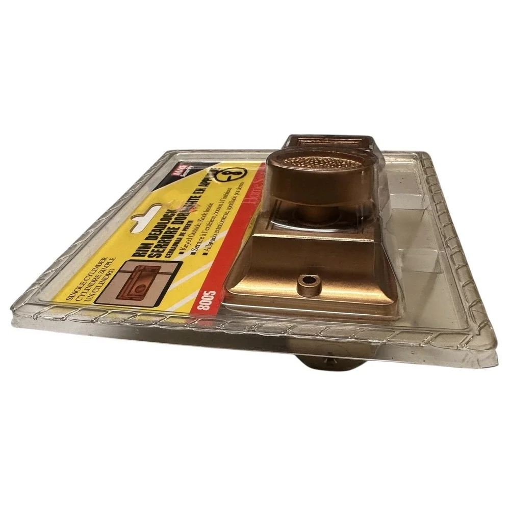 New Old Stock Rim Deadlock‎ Single Cylinder #8005 MAG Security Lock as  pictured